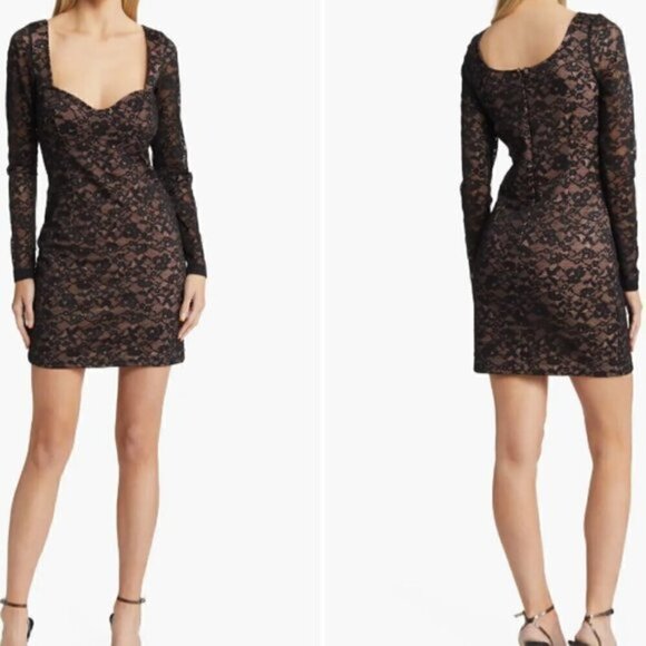 French Connection Dresses & Skirts - NEW French Connection Thora Lula Long Sleeve Lace Dress Size: M